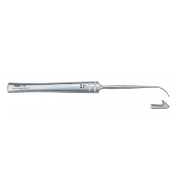 Miltex-Integra Hook Phlebectomy Oesch 6-1/2" #2/Left German Stainless Steel Ea - 10382