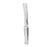 Miltex-Integra Clamp Bulldog John Hopkins 3" Curved Stainless Steel Each - 7-296