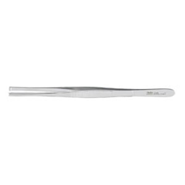 Miltex-Integra Forcep Tissue 6" Straight 4X5 Teeth Stainless Steel Each - 31564