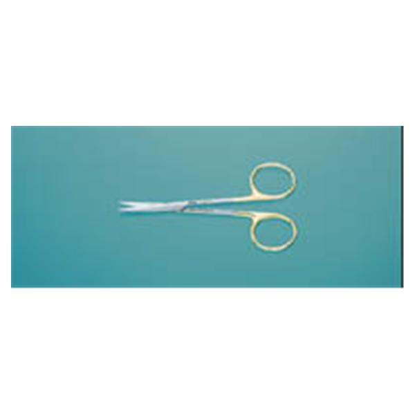 Miltex-Integra Scissors Plastic Surgery 4-1/2" Flat Serrated Curved Tungsten Carbide Ea - 21-537TC