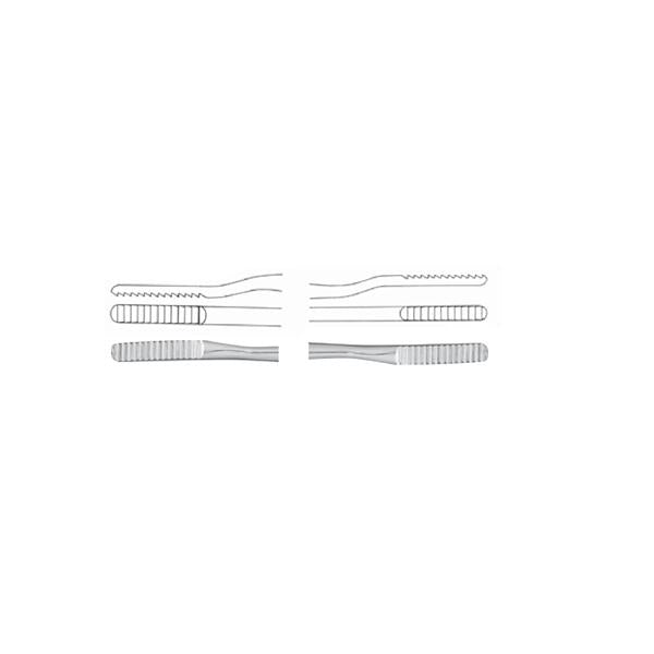 Miltex-Integra File Bone Polokoff 7-1/4" Narrow Pattern Stainless Steel Ea - 40-2800