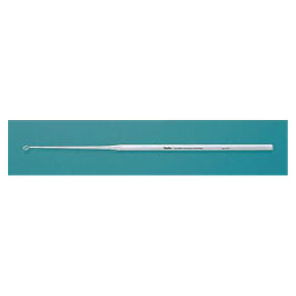 Miltex-Integra Curette Ear Buck 6-1/2" #2 Blunt Tip Angled Stainless Steel Ea - 19-296