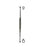 Miltex-Integra Curette Bone Martini 5-1/2" 4/5Mm Round Cup Tip Stainless Steel Ea - 21-321