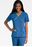 Urbane Performance - Scrub Shirt Large True Red / Black 2 Pockets Short Sleeve Female - 9534TRBKPLG