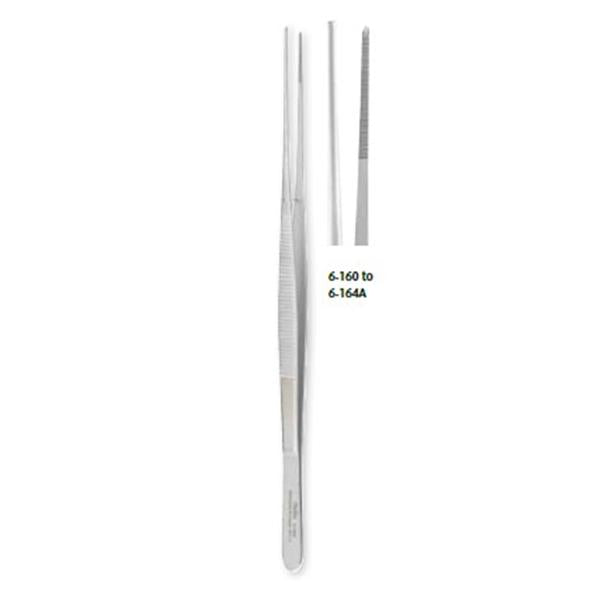 Miltex-Integra Forcep Dressing Potts-Smith 8-1/4" Serrated Stainless Steel Ea - 6-156