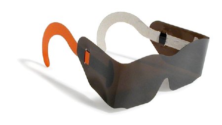 Western Ophthalmics - Post Mydriatic Glasses Wraparound Tinted Plastic Lens Over Ear Pediatric - OS-944