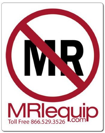 Mriequip.Com 10 Per Unit Mri Non-Magnetic Not Mr Safe Sticker - MT-8005-10