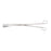 Miltex-Integra Forcep Tissue Kelly 12-1/2" Serrated Slight Curve Stainless Steel Ea - 30-2505