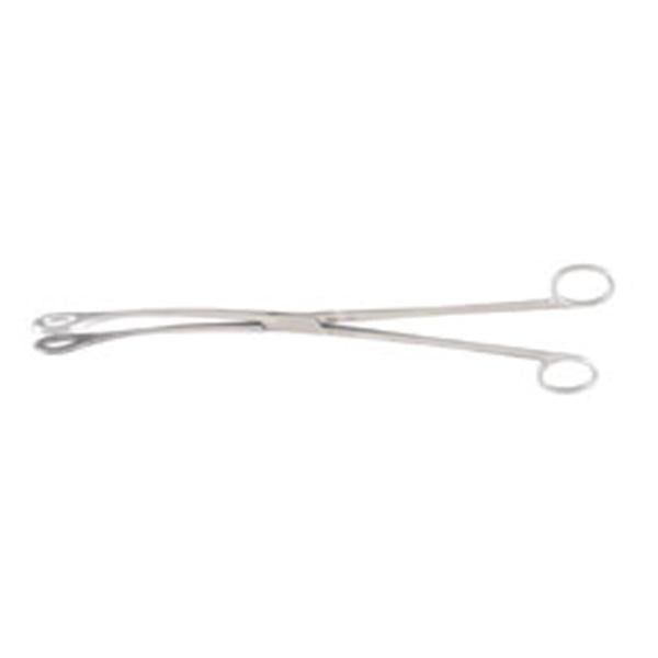 Miltex-Integra Forcep Tissue Kelly 12-1/2" Serrated Slight Curve Stainless Steel Ea - 30-2505