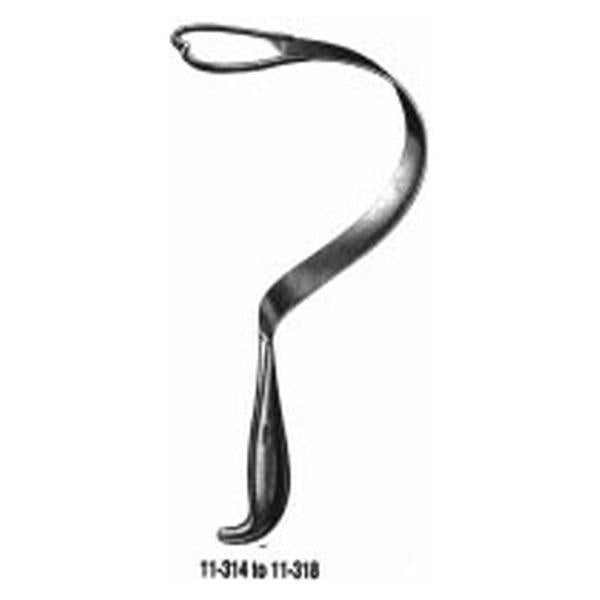 Miltex-Integra Retractor Harrington 12" Curved Blunt Stainless Steel Ea - 11-314