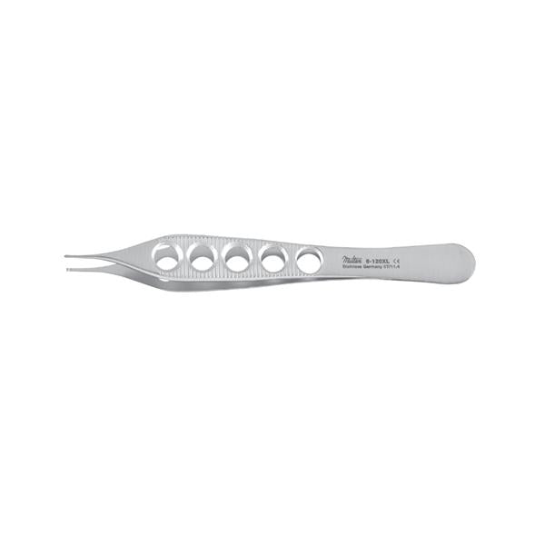 Miltex-Integra Forcep Tissue Adson 4-3/4" Straight 1X2 Teeth Lightweight Stainless Steel Ea - 6-120XL