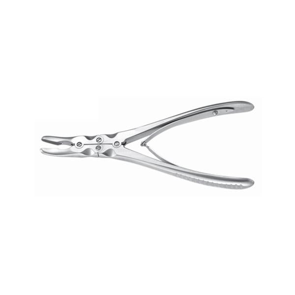 Miltex-Integra Rongeur Ruskin 6" Curved Double Action 3Mm Bite Stainless Steel Reusable Ea - 19-849