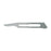 Miltex-Integra Blade Surgical #15C Angled Stainless Steel Sterile Disposable 100/Bx - 4-315C