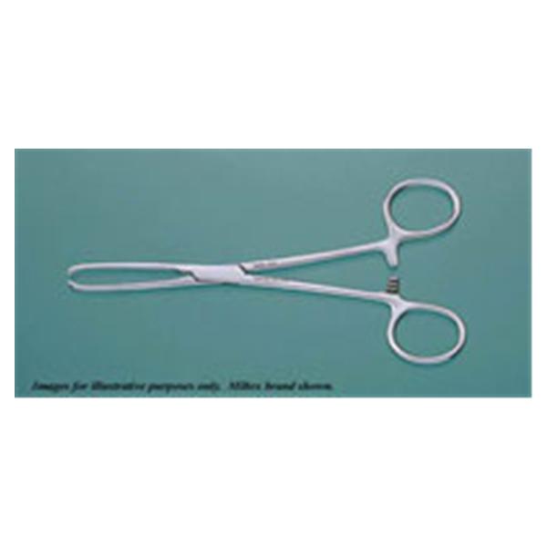 Miltex-Integra Forcep Tissue Allis 7-1/4" Jaw Angled 5X6 Teeth Stainless Steel Ea - 16-24