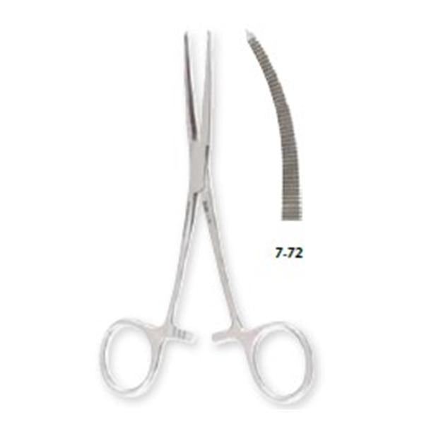 Miltex-Integra Forcep Hemostatic Baby Ochsner 5-1/2" Curved 1X2 Teeth Stainless Steel Ea - 26481