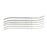 Miltex-Integra Dilator Uterine Hank 10-1/2" 11-22Fr Double Ended Reusable Stainless Steel 6/Set - 30-500