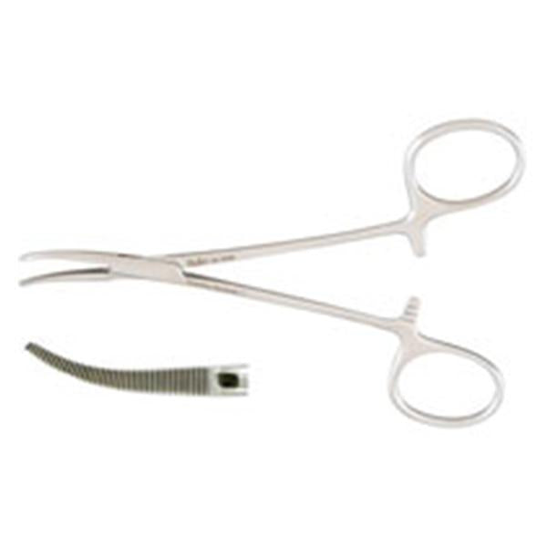 Miltex-Integra Forcep Halsted Mosquito 5" Serrated Curved Stainless Steel/Non Magnetic Ea - 18-1936