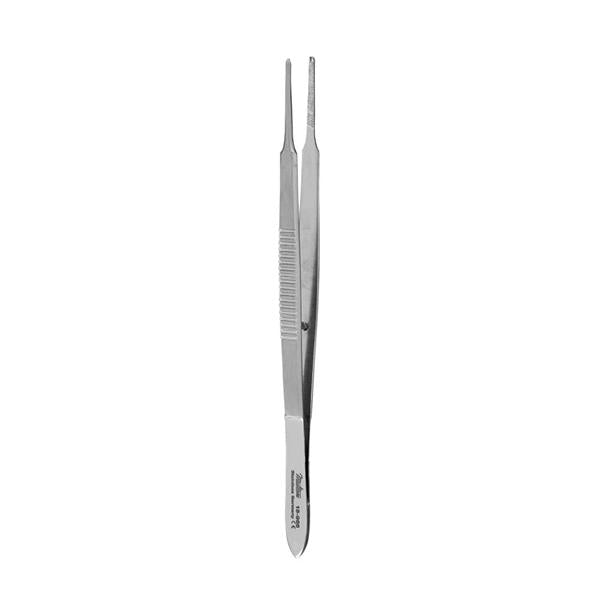 Miltex-Integra Forcep Suture Mccullough 4" 1.5Mm Wide Tip Cross Serrated Straight 1X2Tth Ss Ea - 18-966