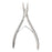 Miltex-Integra Splitter Nail English Anvil 5" Straight Jaw Double Spring Stainless Steel Ea - 40-230