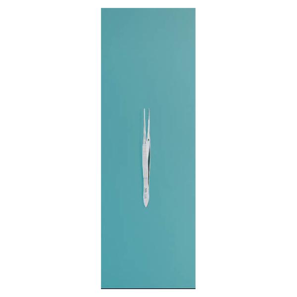 Miltex-Integra Forcep Dressing 4" 0.8Mm Wide Tip Serrated Tips Straight Stainless Steel Ea - 18-780