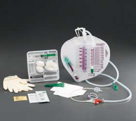 Bard Complete Care, Lubri-Sil IC Indwelling Catheter Tray Foley / Temperature Sensing 14 Fr. - 919214A