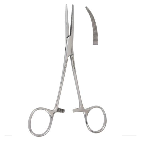 Miltex-Integra Forcep Hemostatic Crile Vantage 6-1/4" Serrated Curved Stainless Steel Ea - V97-48