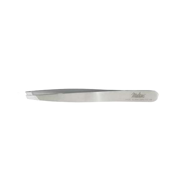Miltex-Integra Forcep Cilia/Suture Swiss 3-3/4" 3Mm Wide Jaw Straight Diagonal Jaw Ss Ea - 18-1107