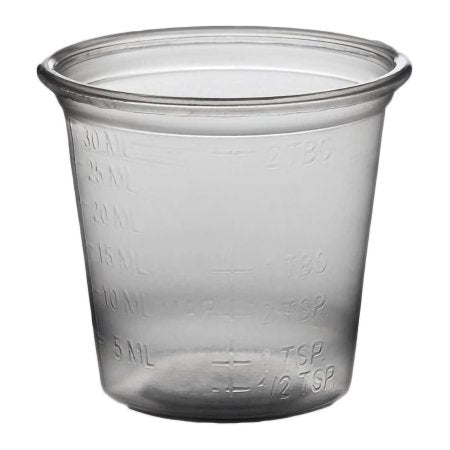 Conex - Graduated Medicine Cup 1.25 oz. Translucent Plastic Disposable - 125PCG