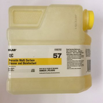 QC 57 - Surface Disinfectant Cleaner Peroxide Based QC Dispensing System Liquid Concentrate 1.3 Liter Cartridge Sweet Scent NonSterile - 6100792