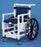 IPU IPU Commode / Shower Chair ipu Swing Arm - Left PVC Frame Mesh Back 23 Inch Height - SAC22 P MS N