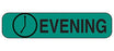 Indeed - Pre-Printed Label Auxiliary Label Green Paper Evening Black Safety and Instructional 3/8 X 1-5/8 Inch - 2120