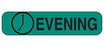 Health Care Logistics Indeed Pre-Printed Label Auxiliary Label Evening Green 3/8 X 1-5/8 Inch - 2120