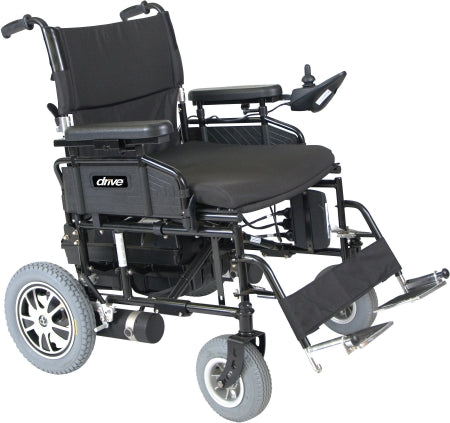 Drive Medical Drive Power Wheelchair 24 Inch Seat Width 450 lbs. Weight Capacity - WILDCAT450BK24SS