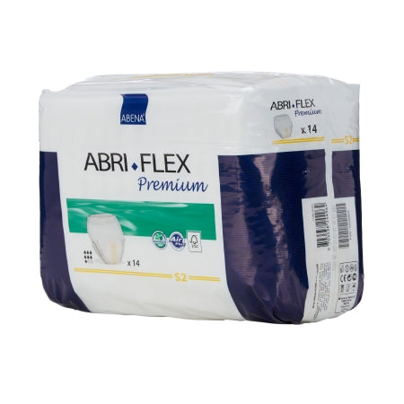 Abena North America Abri-Flex Premium S2 Adult Absorbent Underwear Pull On Small Disposable Heavy Absorbency - 41082