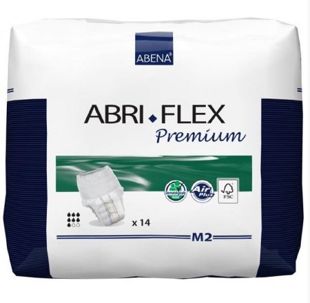 Abena North America Abri-Flex Premium M2 Adult Absorbent Underwear Pull On Medium Disposable Heavy Absorbency - 41084