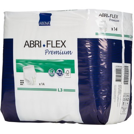 Abri-Flex Premium L3 - Unisex Adult Absorbent Underwear Pull On with Tear Away Seams Large Disposable Heavy Absorbency - 41088