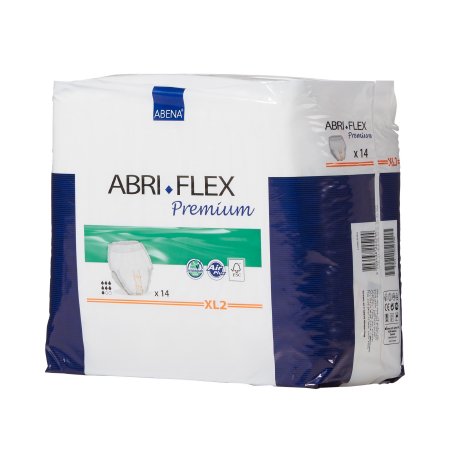 Abri-Flex Premium XL2 - Unisex Adult Absorbent Underwear Pull On with Tear Away Seams X-Large Disposable Heavy Absorbency - 41090