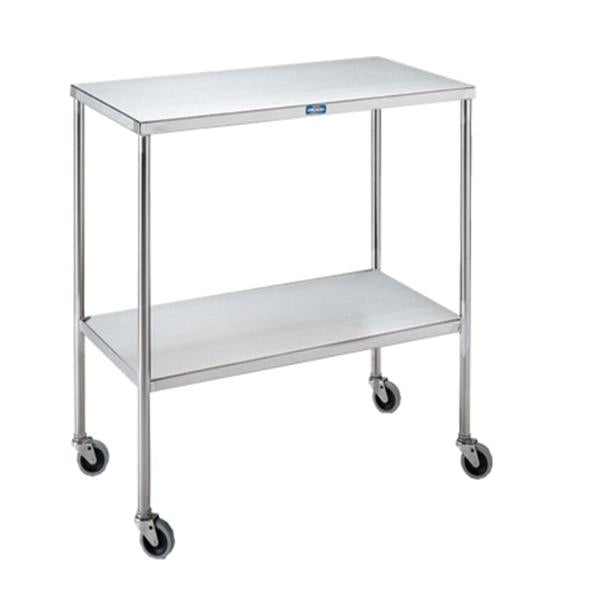 Pedigo Products. Table Instrument 36X20X34" 4 Leg 3" Rubber, Double Ball Bearing Casters Ea - SG-88-SS