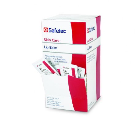 Safetec of America Safetec Lip Balm 0.5 Gram Individual Packet - 53123