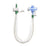 Halyard - Closed Suction Catheter T-Piece Style 14 Fr. Hinged Valve Vent - 8309
