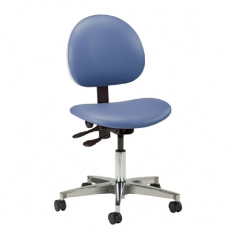 Specialty Seating - Task Chair Backrest Pneumatic Height Adjustment 5 Casters Black - 2175W-3BK