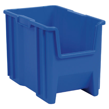 Stak-N-Store - Stackable Storage Bin Blue Plastic 10-7/8 X 12-1/2 X 17-1/2 Inch - 13014BLUE