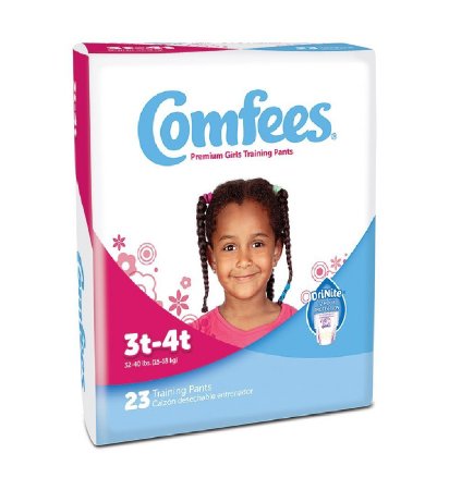 Attends Healthcare Products Comfees Toddler Training Pants Pull On 3T to 4T Disposable Moderate Absorbency - 41545