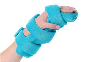 Pedi Comfy - Wrist / Hand Splint Foam / Metal Left or Right Hand Turquoise Medium - 510431/NA/MD
