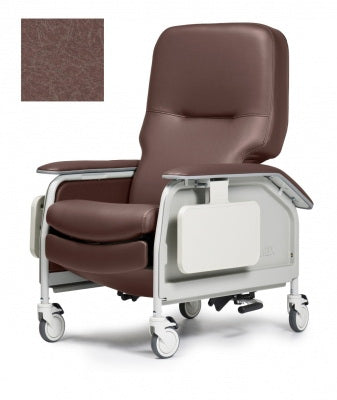 Graham-Field Lumex Deluxe Clinical Care Recliner Wineberry Four Tente Swivel Caster, Three Locking Caster Four Tente Swivel Caster, Three Locking Caster - FR566G9208