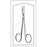 Sklar Econo Iris Scissors 3-1/2 Inch Length Floor Grade Stainless Steel Sterile Finger Ring Handle Curved Sharp/Sharp - 96-2499