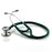 Adscope - Cardiology Stethoscope Green 1-Tube 19 Inch Tube Double-Sided Chestpiece - 602DG