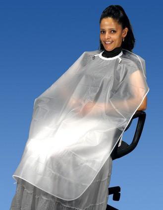Palmero Clothing Protector Hook and Loop Closure Reusable Plastic - 851CLEAR