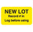 Market Lab - Pre-Printed Label Advisory Label Yellow Paper New Lot 1 X 3-3/4 Inch - 9106