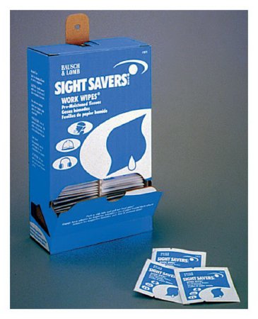 Fisher Scientific Pre-Moistened Lens And General Cleaning Wipes Bausch & Lomb Sight Savers 5 X 8 Inch, With Anti-Fog For Clean Glasses, Safety Goggles, Computer Screens, Auto Mirrors, Tablets, Smart Phones And More - 19047208